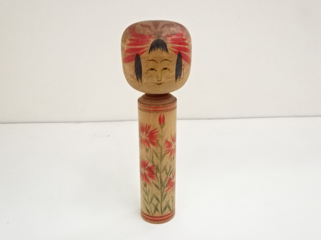 TRADITIONAL JAPANESE CRAFT / KOKESHI DOLL (30.6 cm)/ ARTISAN WORK